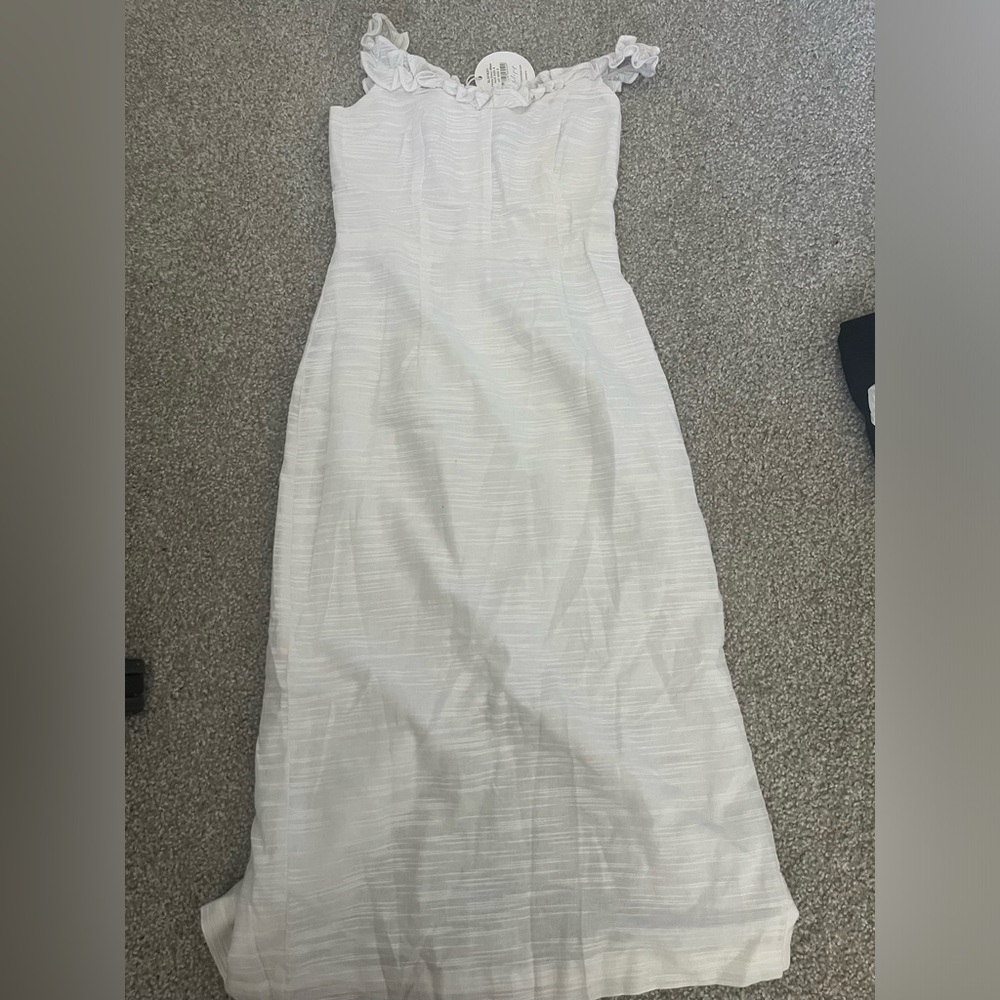 White petal and pup dress